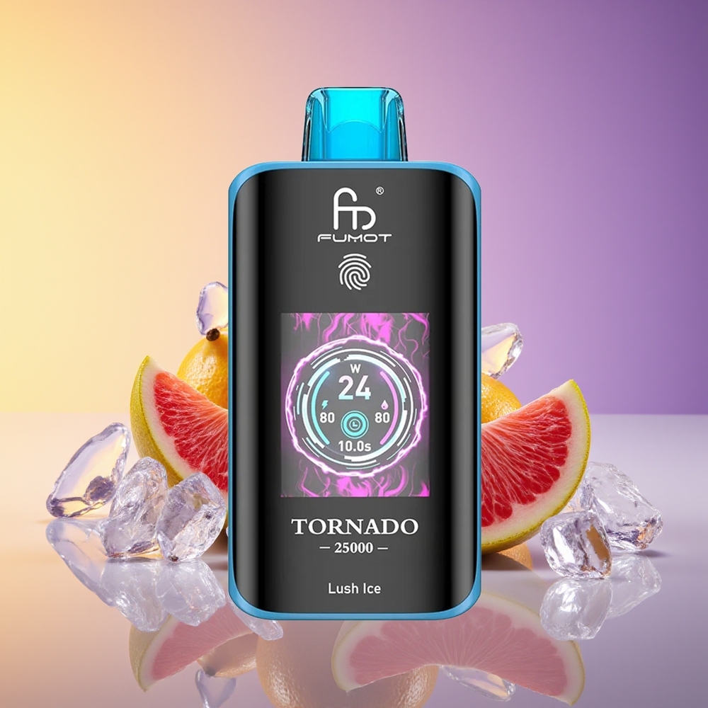 Fumot Tornado 25000 Puffs HD Ekran Lush Buz