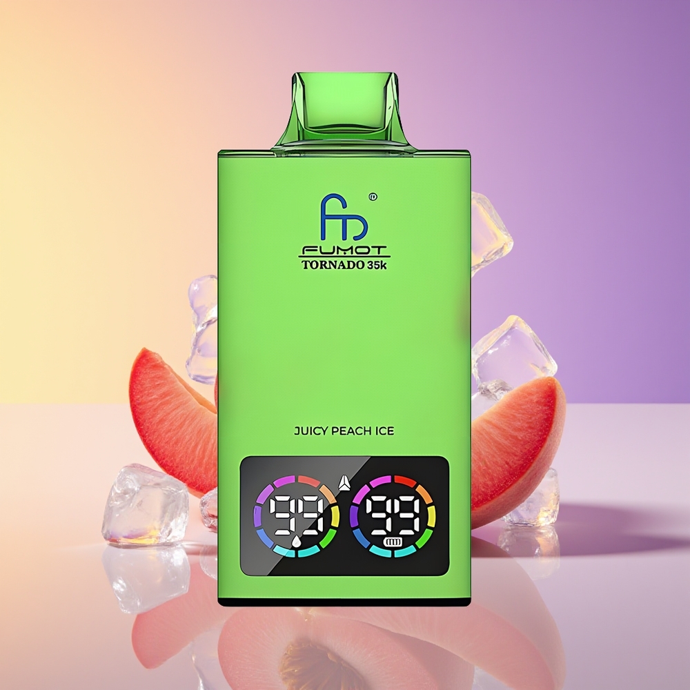 Fumot Tornado 35000 Dual Mesh Şirəli Şaftalı Buz