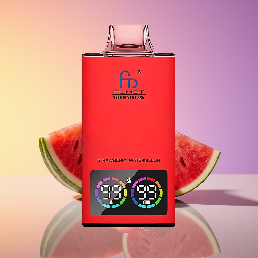 Fumot Tornado 35000 Puff Dual Mesh Çiyələk-Qarpız