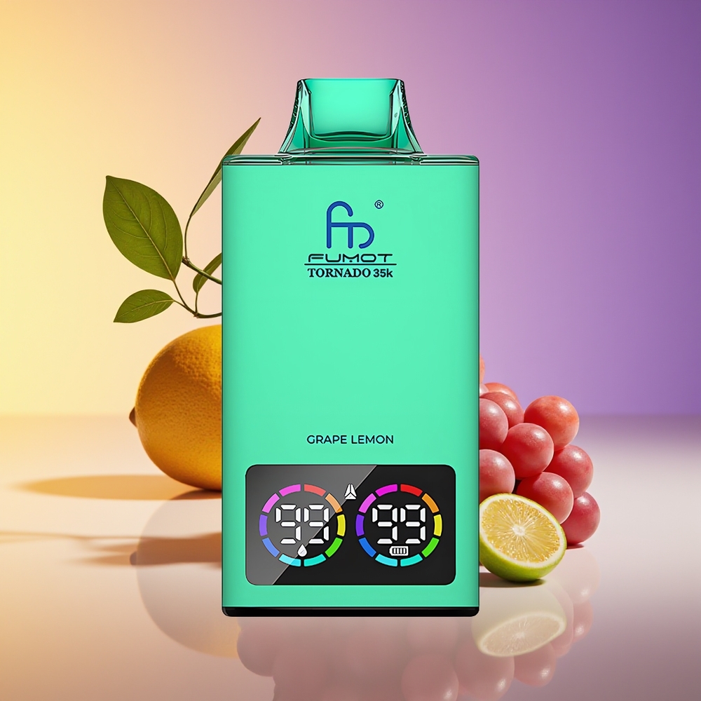 Fumot Tornado 35000 Puff Dual Mesh Üzüm Limon