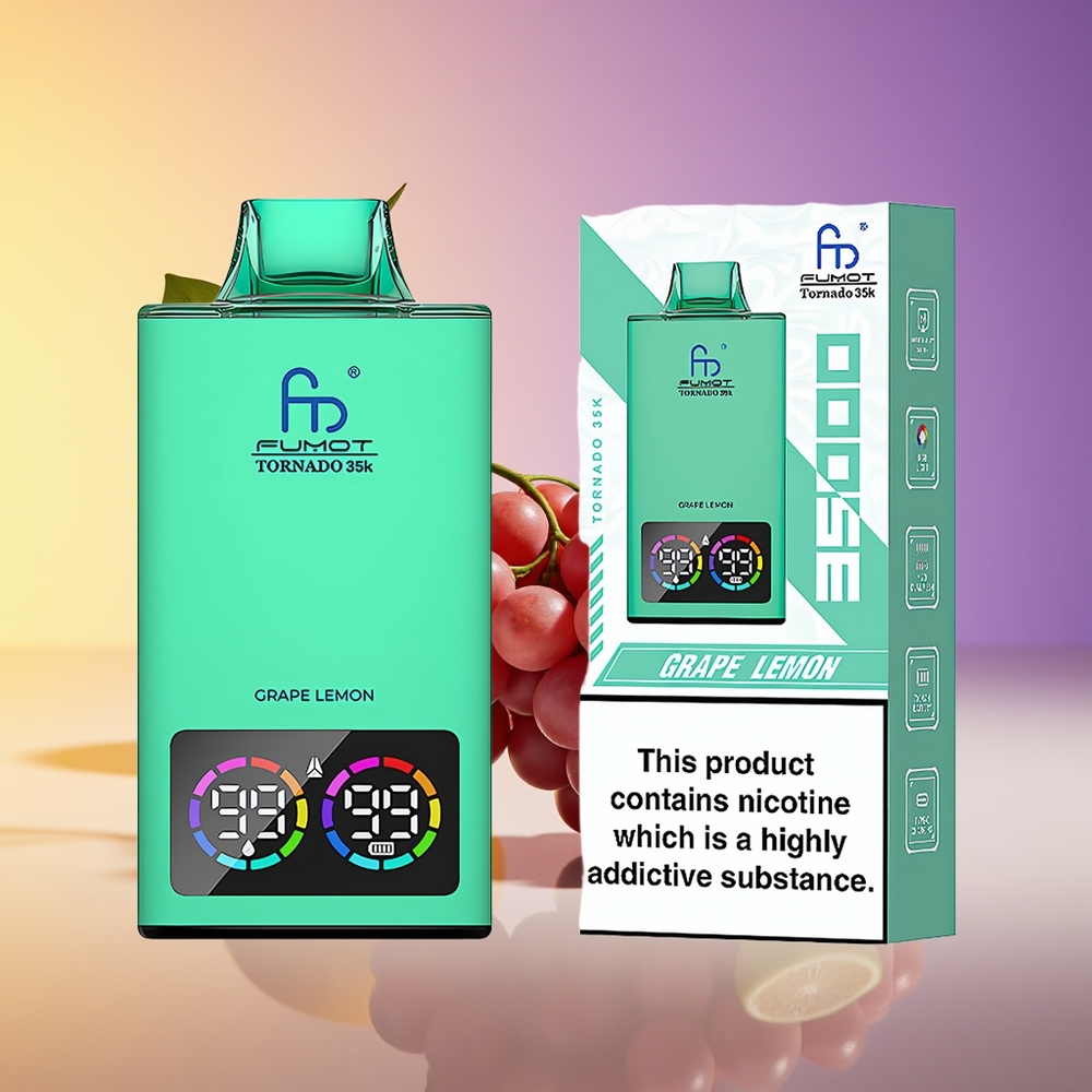 Fumot Tornado 35000 Puff Dual Mesh Üzüm Limon