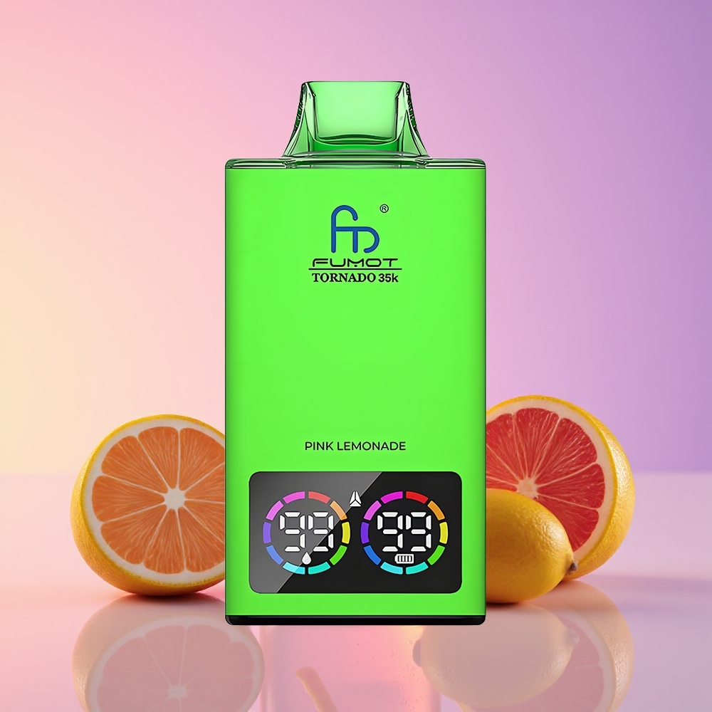 Fumot Tornado 35000 Puff RGB Lights Çəhrayı Limonad