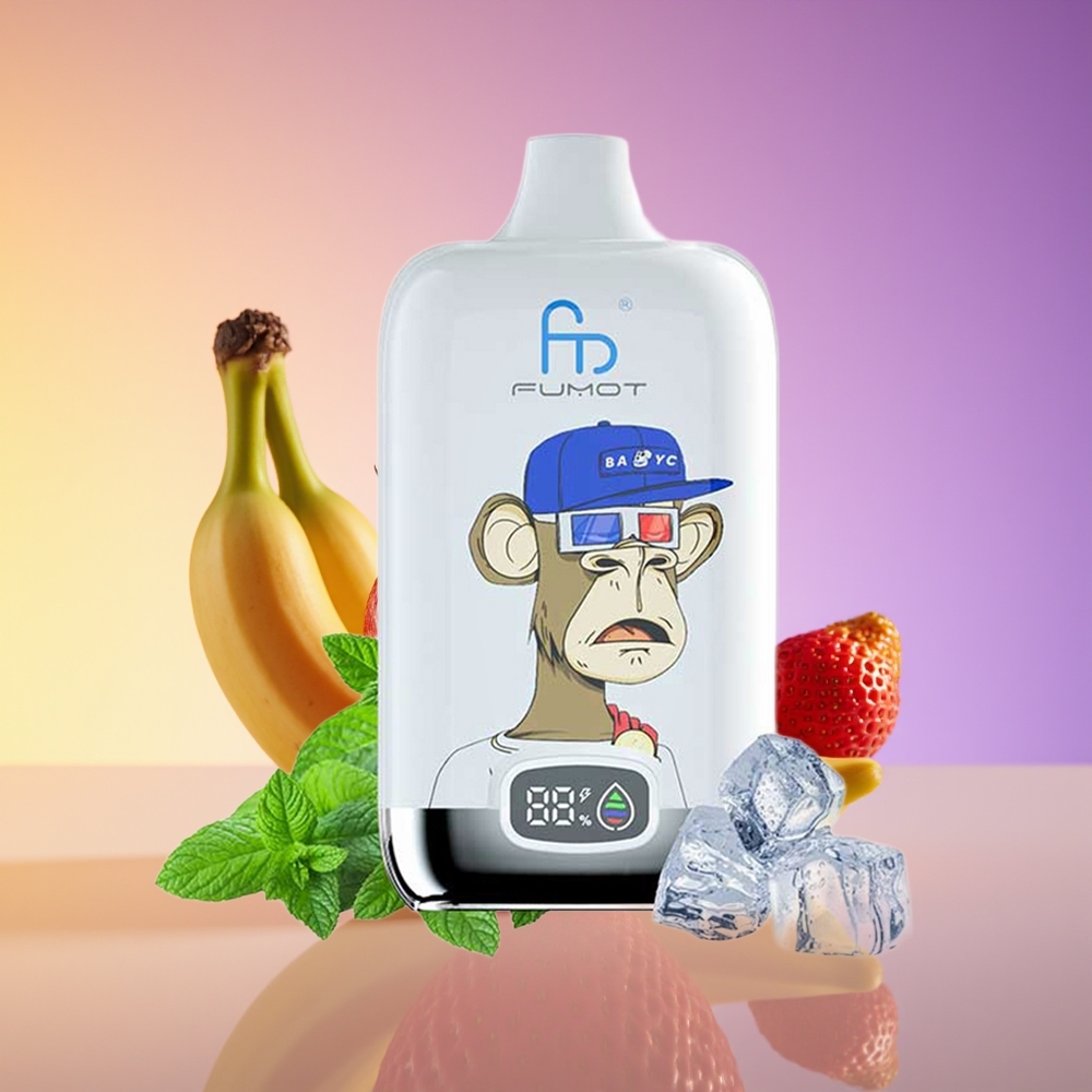 Fumot Tornado 12000 Puff Mesh Çiyələk-Banan