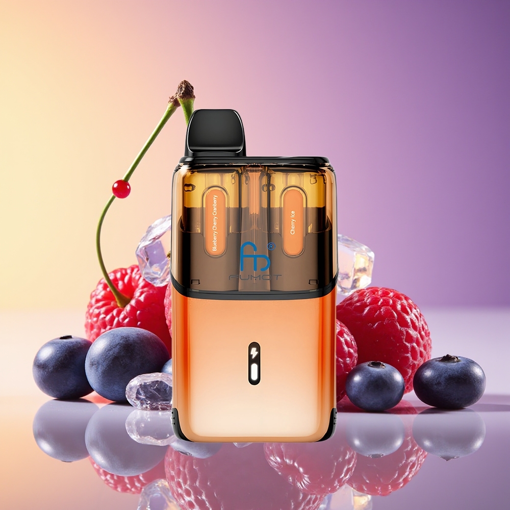 Fumot Ultra T32000 32000 Mesh Göy üzüm Albalı Qızılgül - Albalı Buz