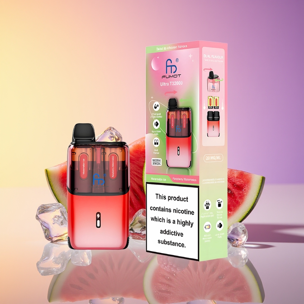 Fumot Ultra T32000 32000 Çəngəl Mesh Qarpız Buzu - Ətirli Qarpız