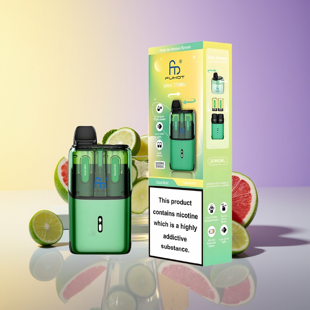 Fumot Ultra T32000 32000 puff Mesh Cool Nanə - Spearmint