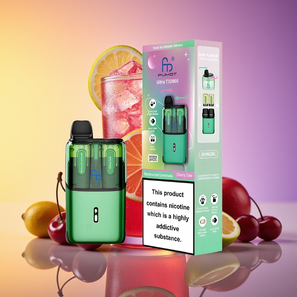 Fumot Ultra T32000 32000 puff Qarağat Limonad - Albalı Kola