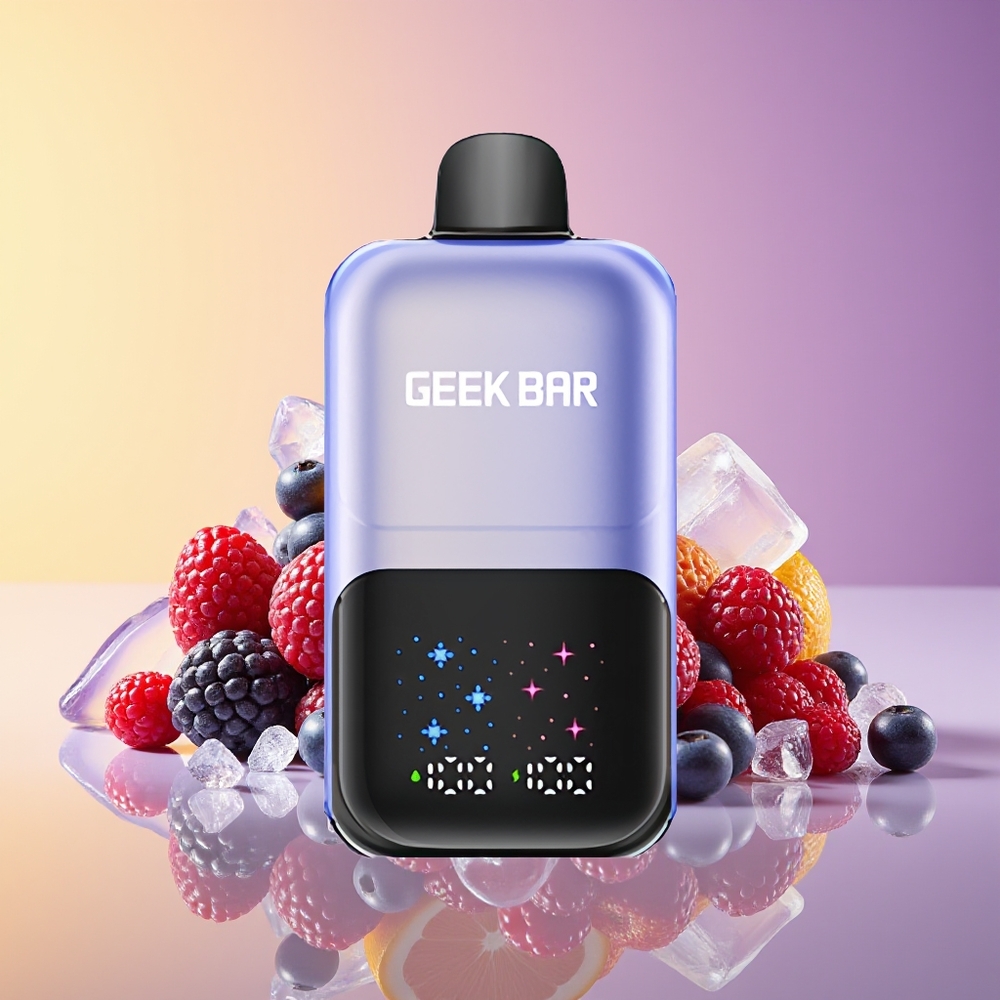 GEEK BAR 2GO 50000 Pərdə İnteraktiv Ekran Qarışıq Giləmeyvə Buz