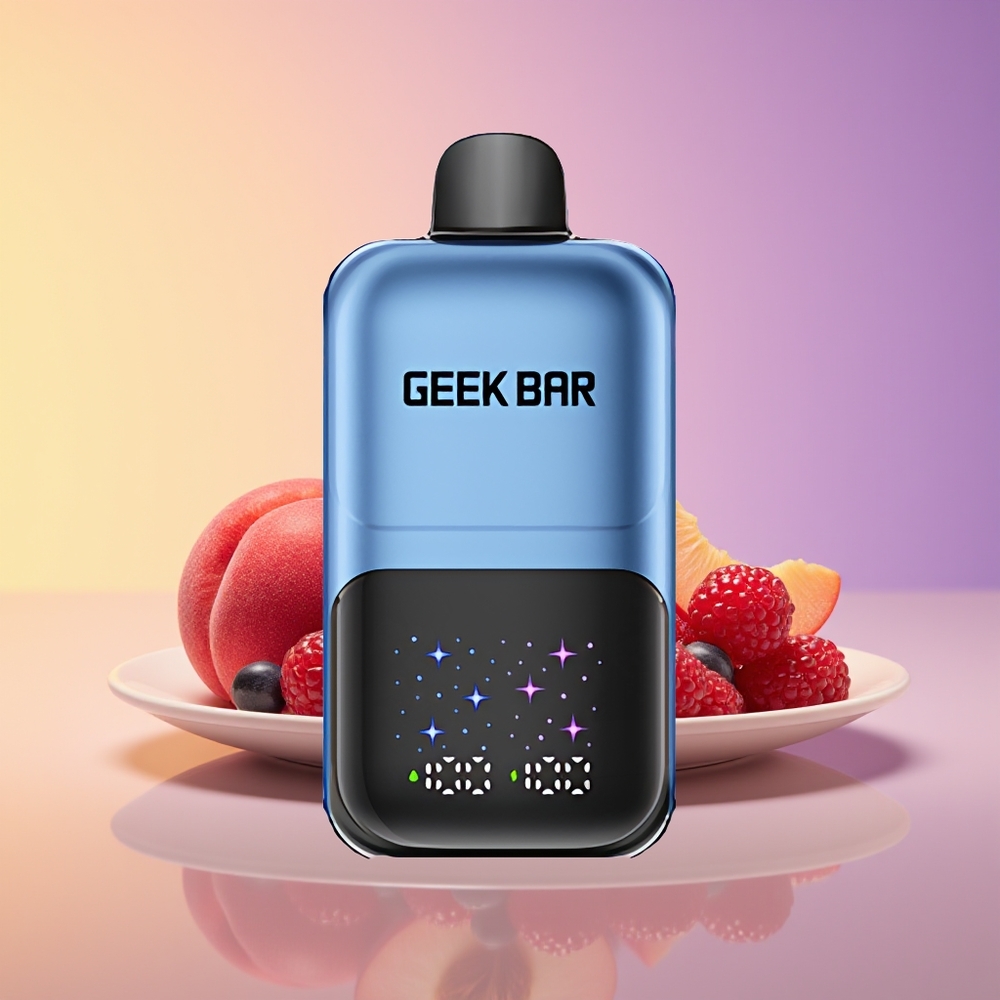 GEEK BAR 2GO 50000 nefər 20ml Şaftalı & Giləmeyvə
