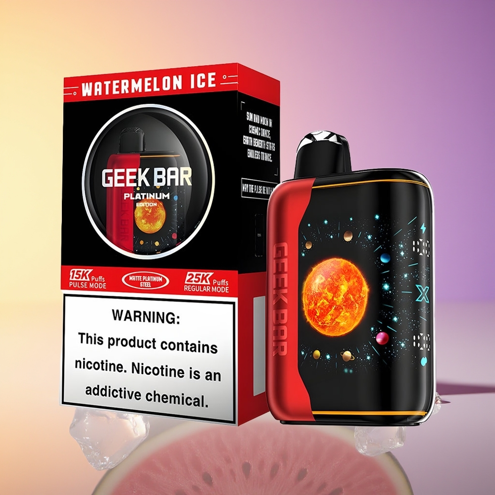 GEEK BAR Platinum Edition 25000 Ağız Dinamik 3D Əyri Ekran Qarpız Buzu