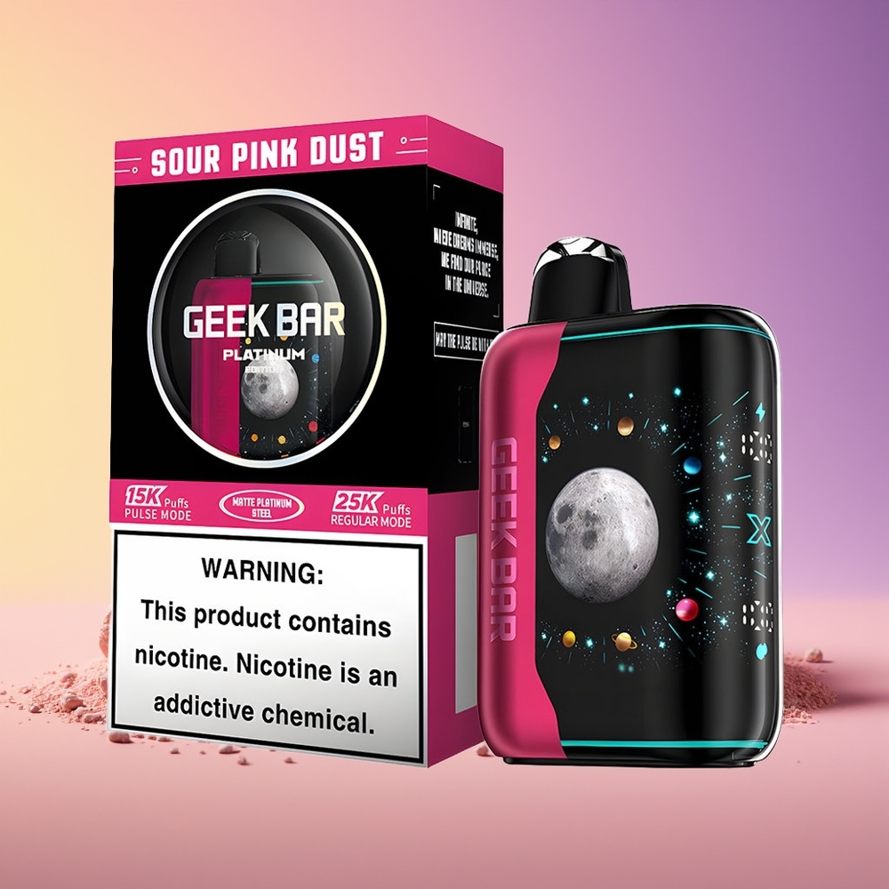 GEEK BAR Platinum Edition 25000 Puff Sürkən Çəhrayı Toz