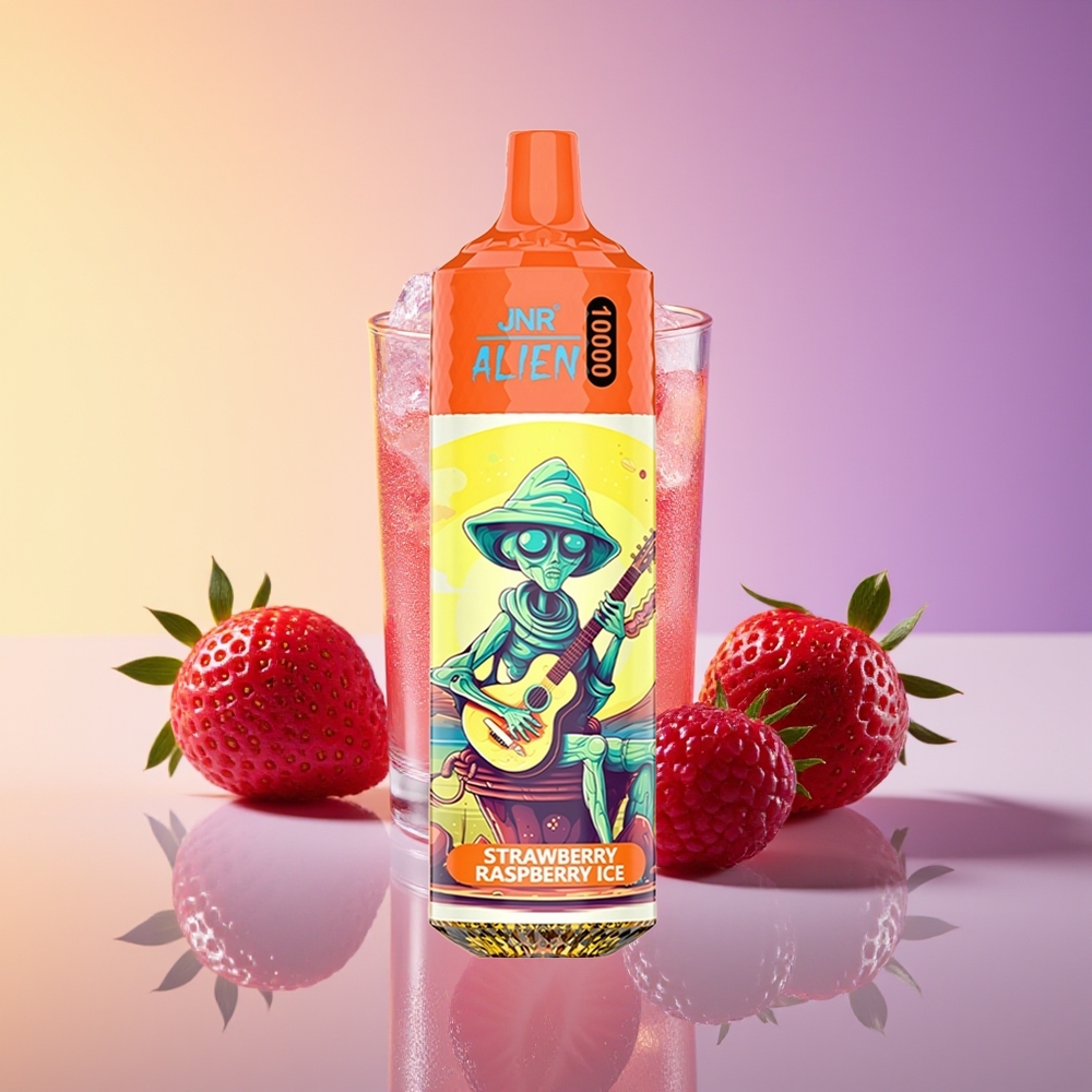 JNR Alien 10000 LED Çiyələk Moruq Buz