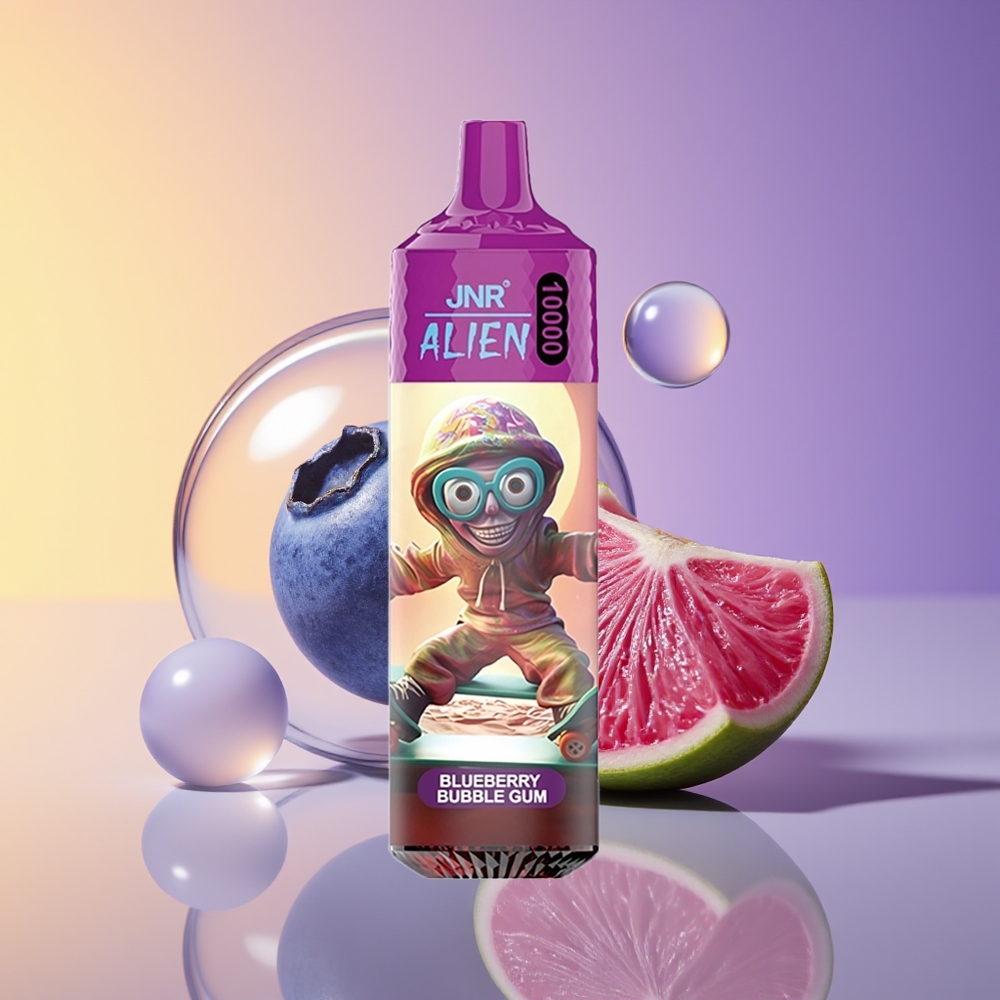 JNR Alien 10000 Püf RGB Mavi Giləmeyvəli Bubble Gum