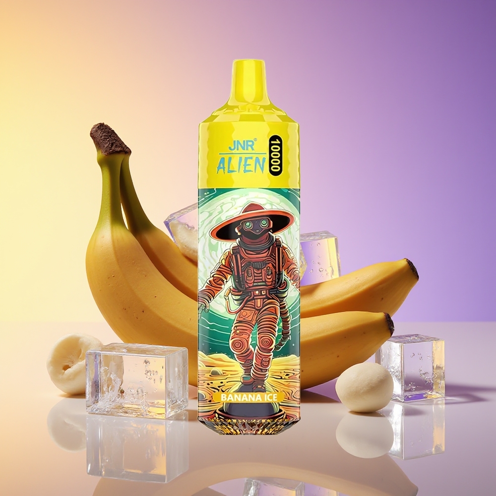 JNR Alien 10000 Puff LED Banan Buz