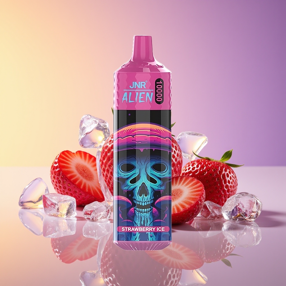 JNR Alien 10000 Puff LED (RGB) Çiyələk Buz