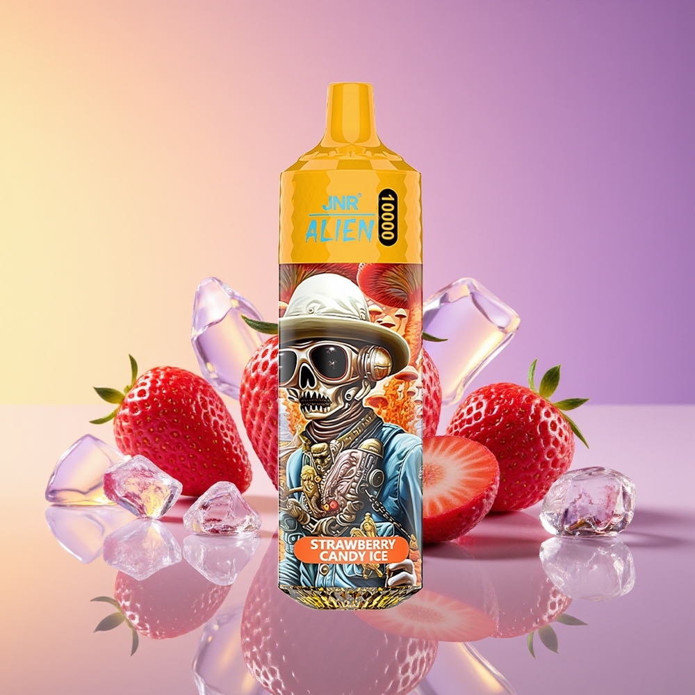 JNR Alien 10000 Puff LED (RGB) Çiyələkli Konfet Buz