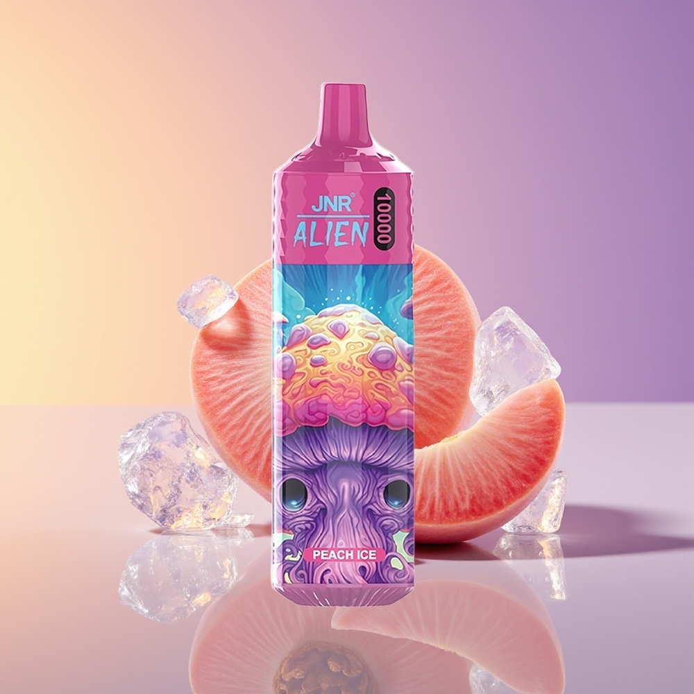 JNR Alien 10000 Puff LED Şaftalı Buz