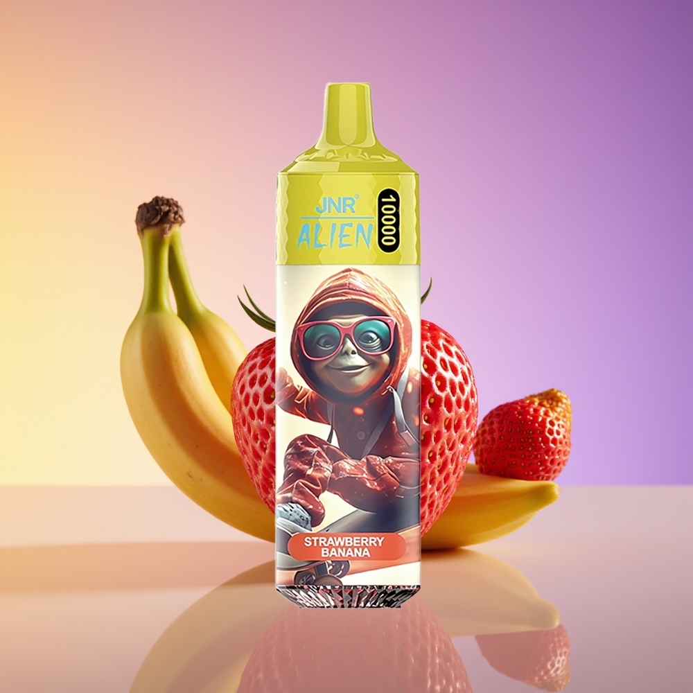 JNR Alien 10000 Puff LED Çiyələk Banana