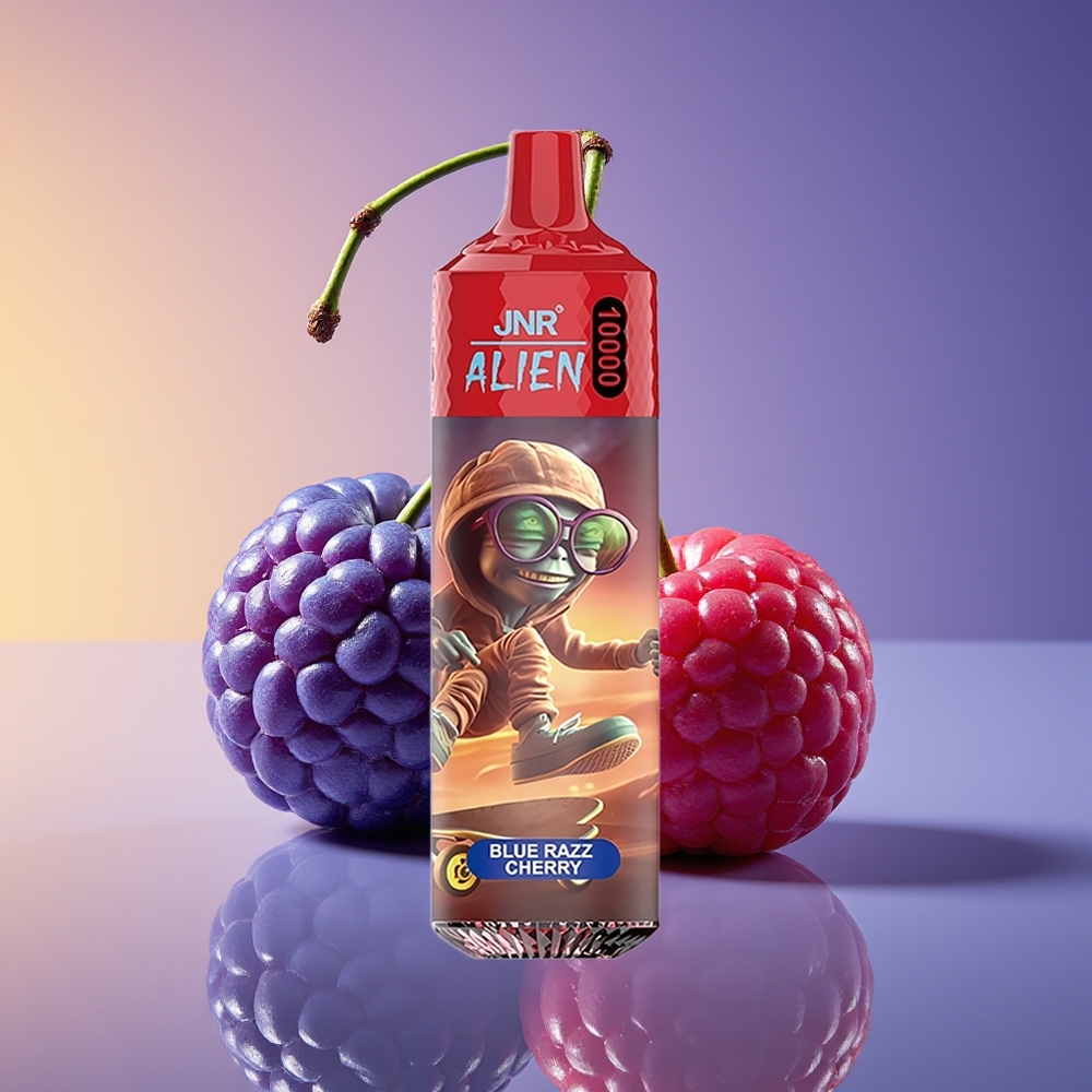 JNR Alien 10000 Puff RGB Mavi Albalı Gilas