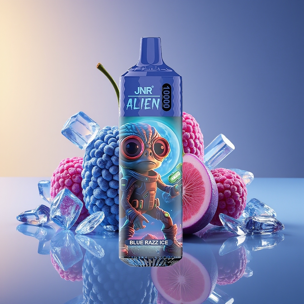 JNR Alien 10000 Puff RGB Mavi Moruq Buz