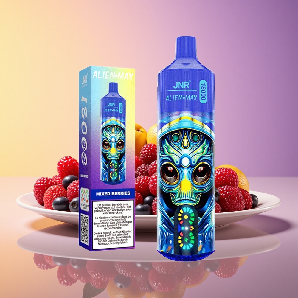 JNR Alien Max 18000 Ağız LED Ekran Qarışıq Giləmeyvələr
