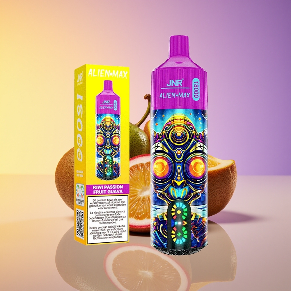 JNR Alien Max 18000 Ağız LED Ekranlı Kivi Çarkıfelek Guava