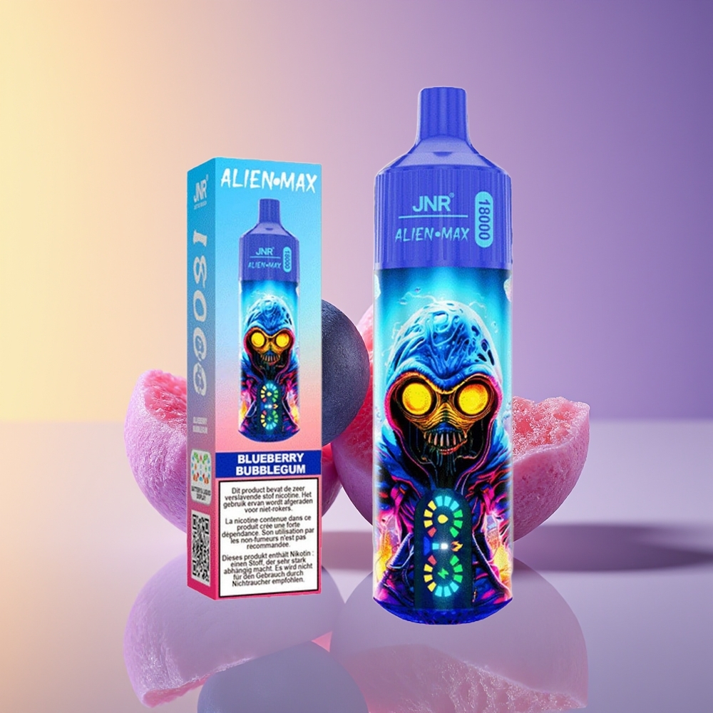 JNR Alien Max 18000 Puff Dual Mesh Göyərti Bubblegum