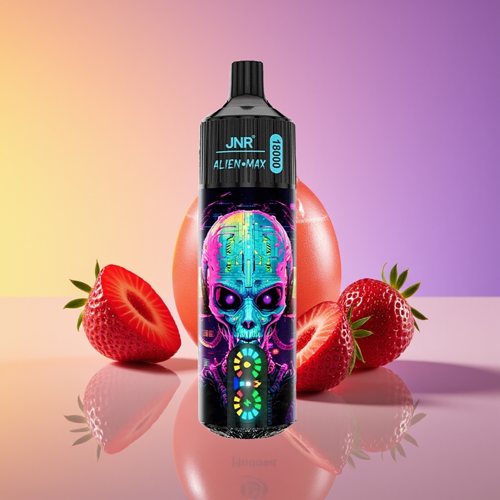 JNR Alien Max 18000 Puff Dual Mesh Hubba Bubba Çiyələk