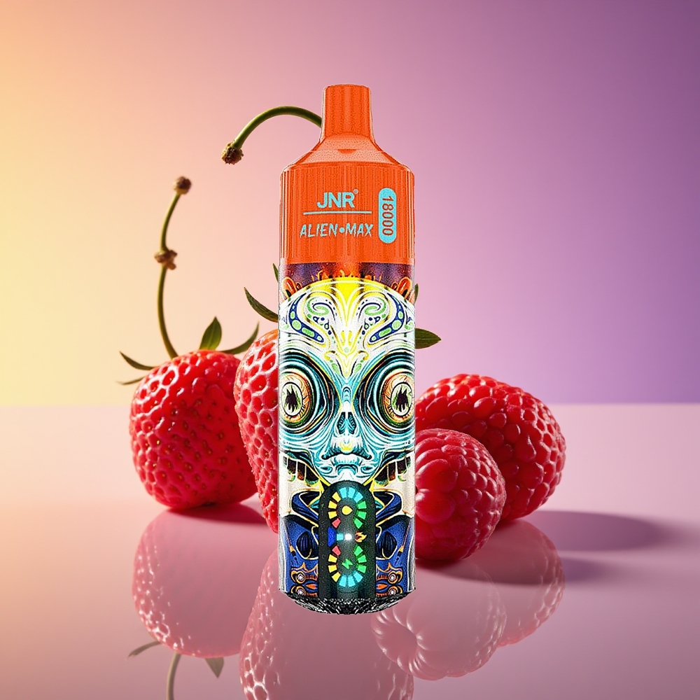 JNR Alien Max 18000 Puff Dual Mesh Çiyələk Moruq Albalı