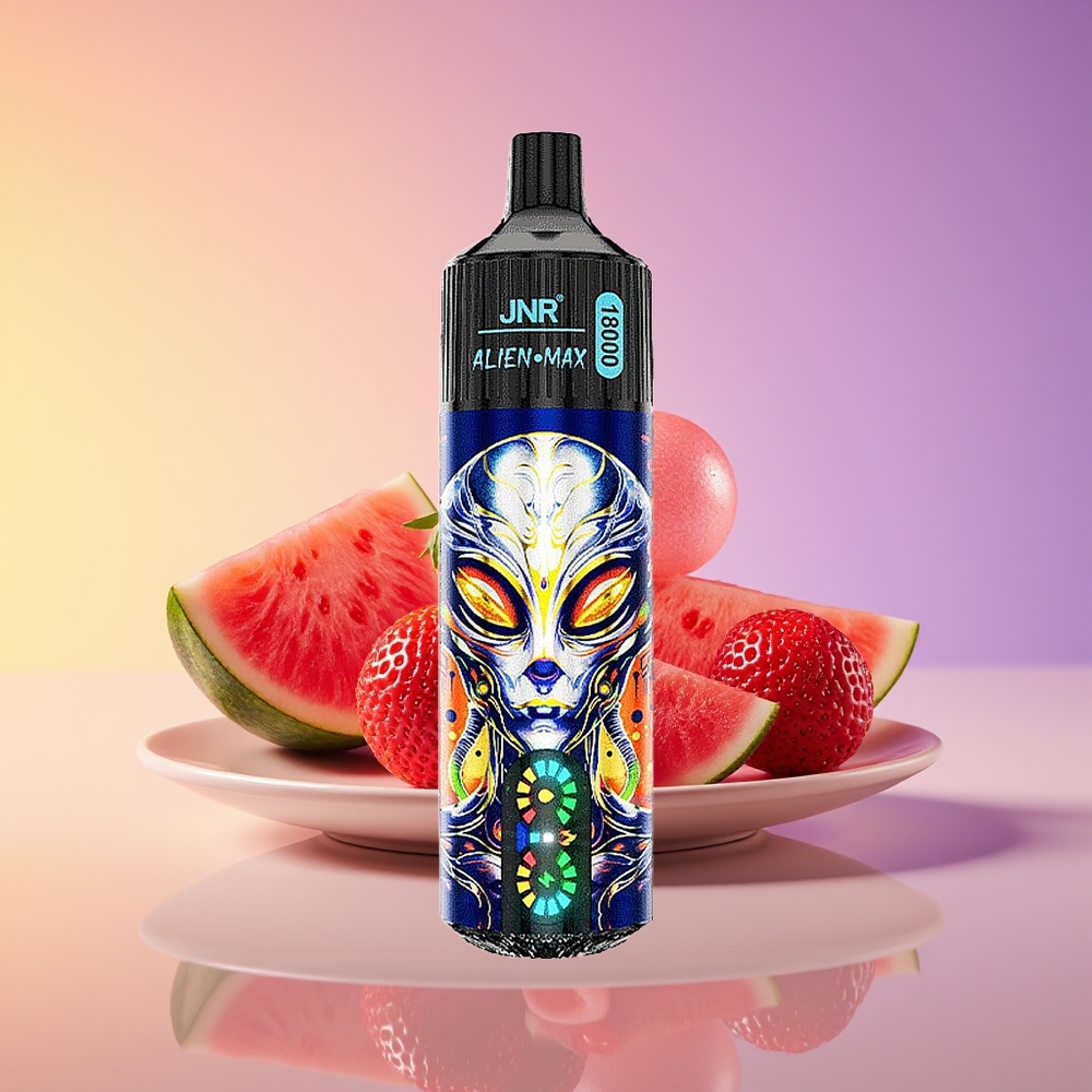 JNR Alien Max 18000 Puff Dual Mesh Çiyələk-Qarpız Bubblegum