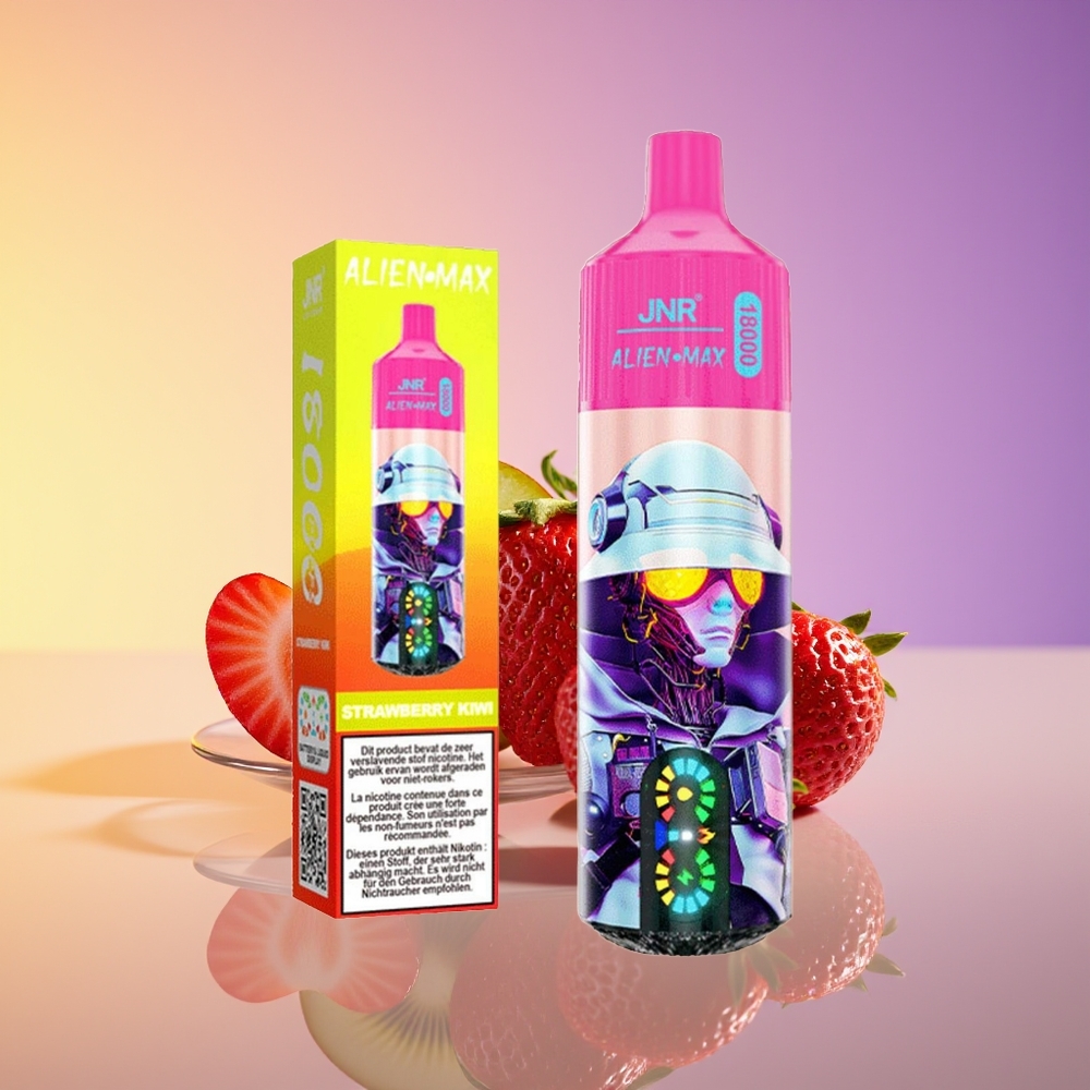 JNR Alien Max 18000 Puff Dual Mesh Çiyələki Kivi