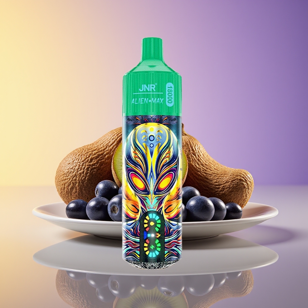 JNR Alien Max 18000 Puflar Dual Mesh Coil Göyəmeyi Kivi