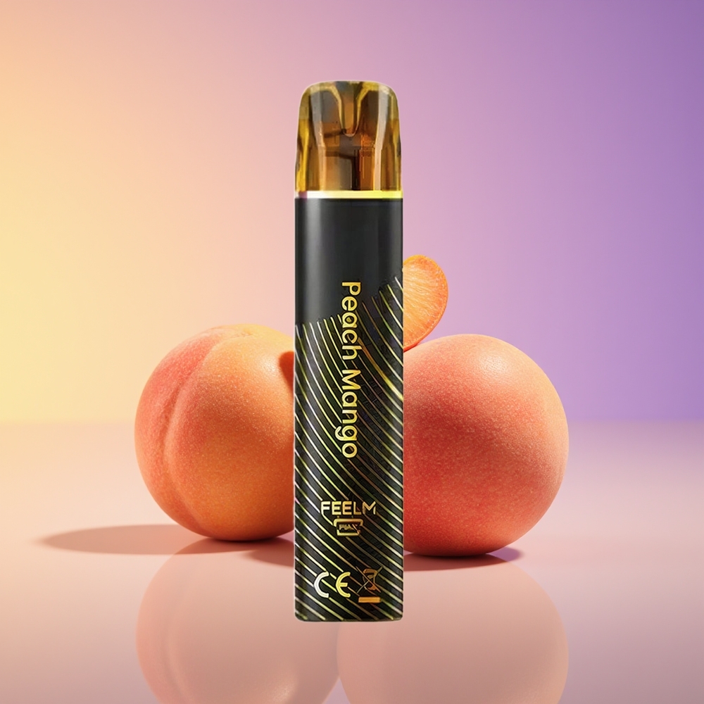 JNR Black&Golden 800 Nəfərlik Şaftalı Manqo Birdəfəlik Vape