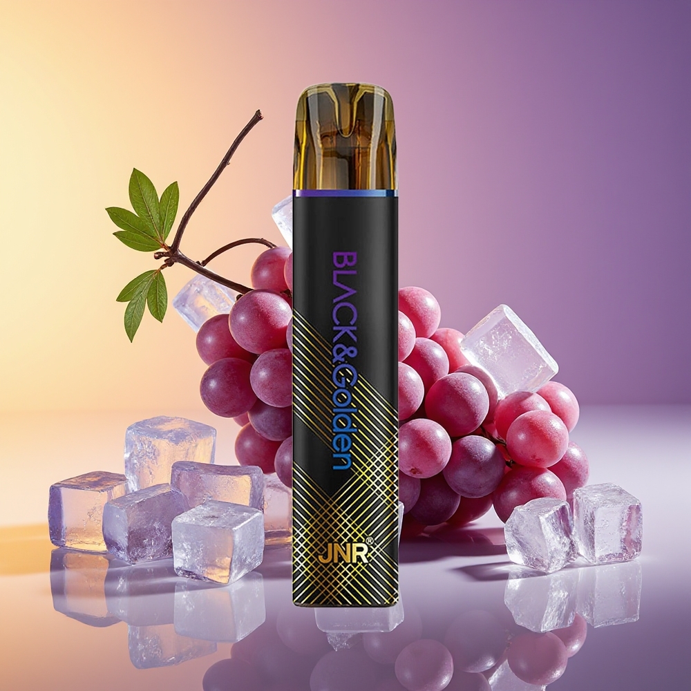 JNR Black&Golden 800 Püf Üzüm Buz Birdəfəlik Vape