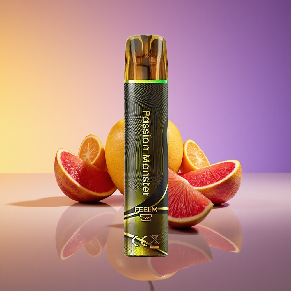 JNR Black&Golden 800 Passion Monster Birdəfəlik Vape