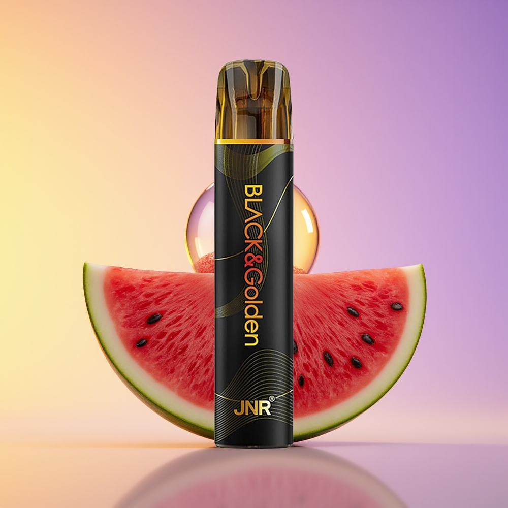JNR Black&Golden 800 Puff Nikotin 2% Qarpız Bubble Gum Birdəfəlik Vape
