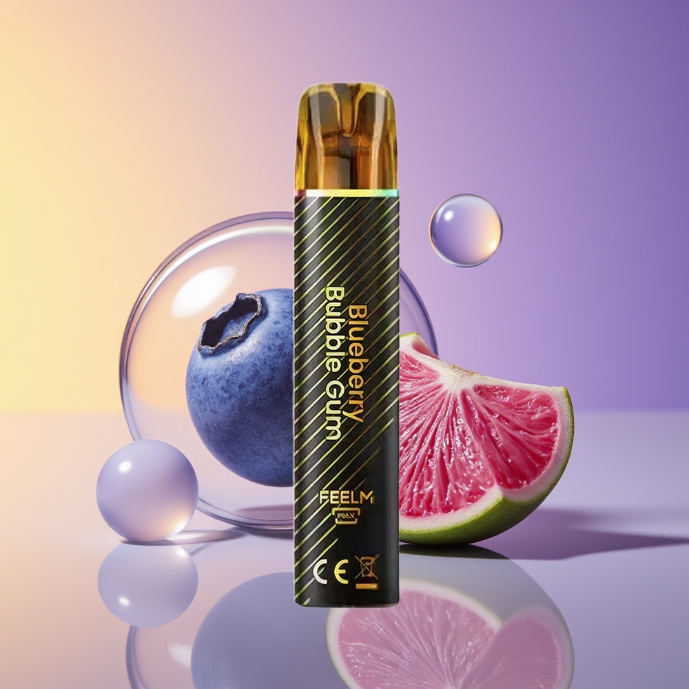 JNR Black&Golden 800 Puff Şaftalı Bubble Gum Birdəfəlik Vape