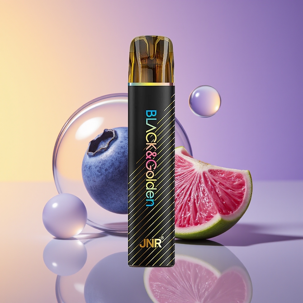 JNR Black&Golden 800 Puff Şaftalı Bubble Gum Birdəfəlik Vape