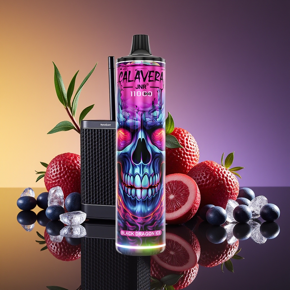 JNR Calavera 11000 Puff Mesh Qara Əjdaha Buzu