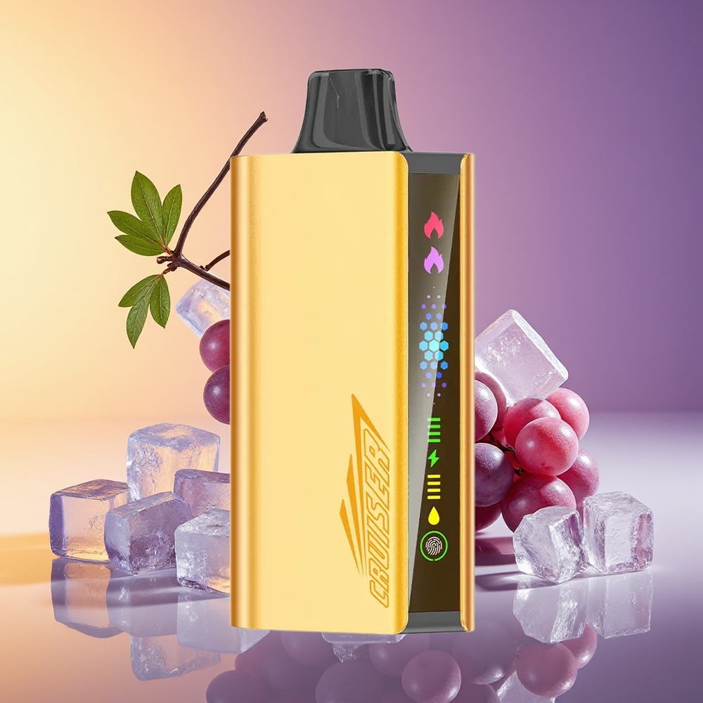 JNR Cruiser 12000 Puffs Animasiya Ekranı Üzüm Buzu