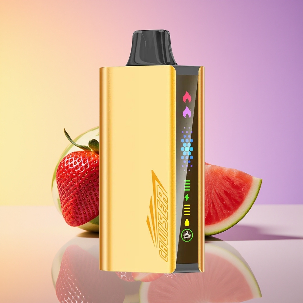 JNR Cruiser 12000 Puffs Dual Mesh Çiyələk Hindistan Cevizi Qarpız