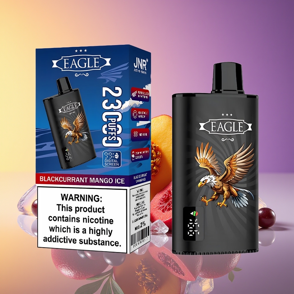 JNR EAGLE Smart 23000 Nəfərlik Mesh Coil Qarağat Manqo Buz Birdəfəlik Vape