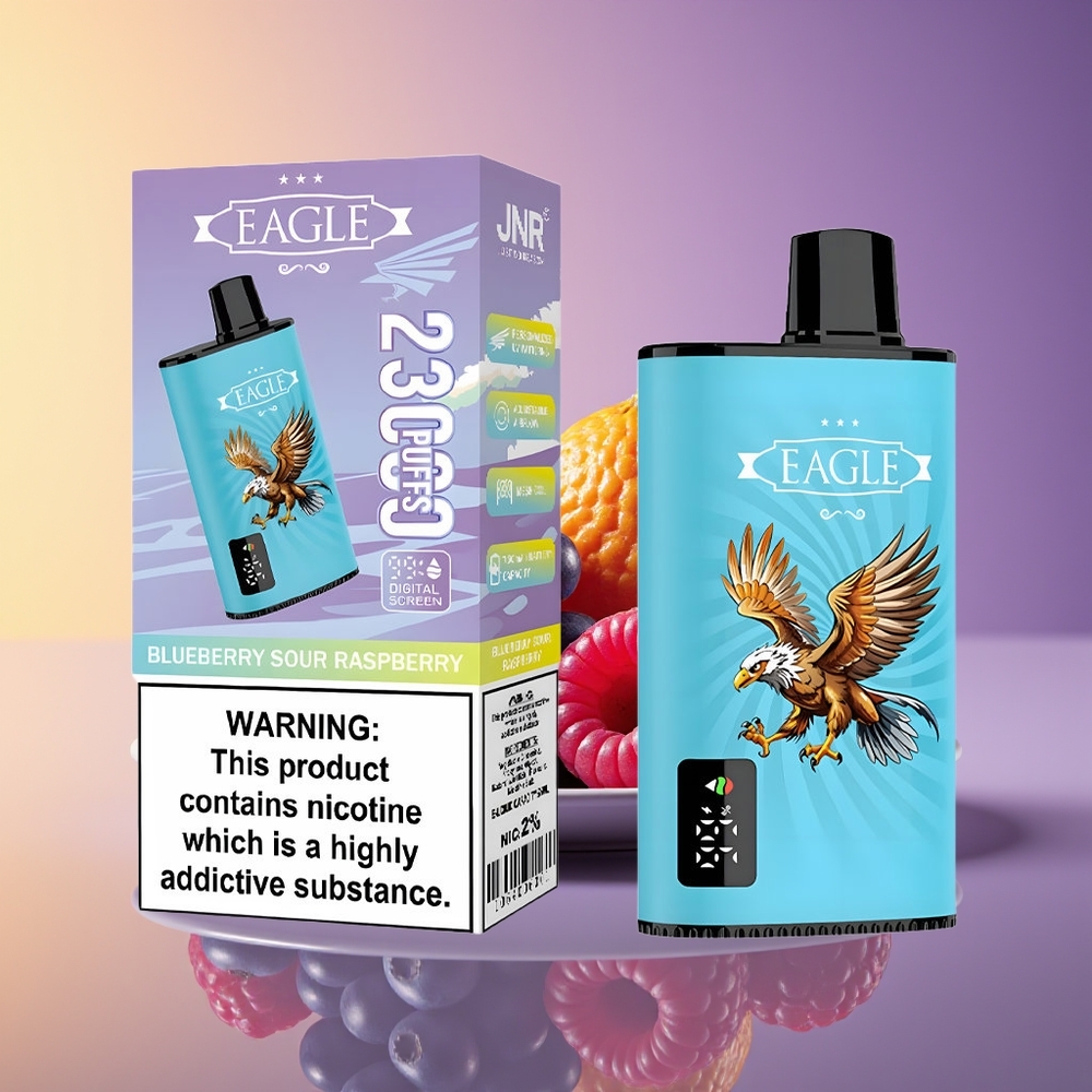 JNR EAGLE Smart 23000 Puffs Mesh Coil Göyəmeyvə-Əhəngli Frambuaz