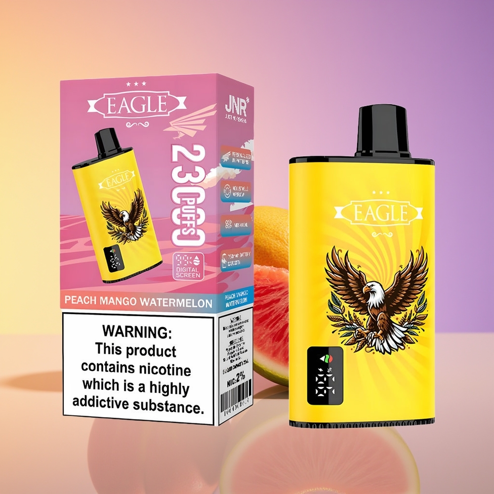 JNR EAGLE Smart 23000 Puffs Mesh Coil Şaftalı Manqo Qarpız