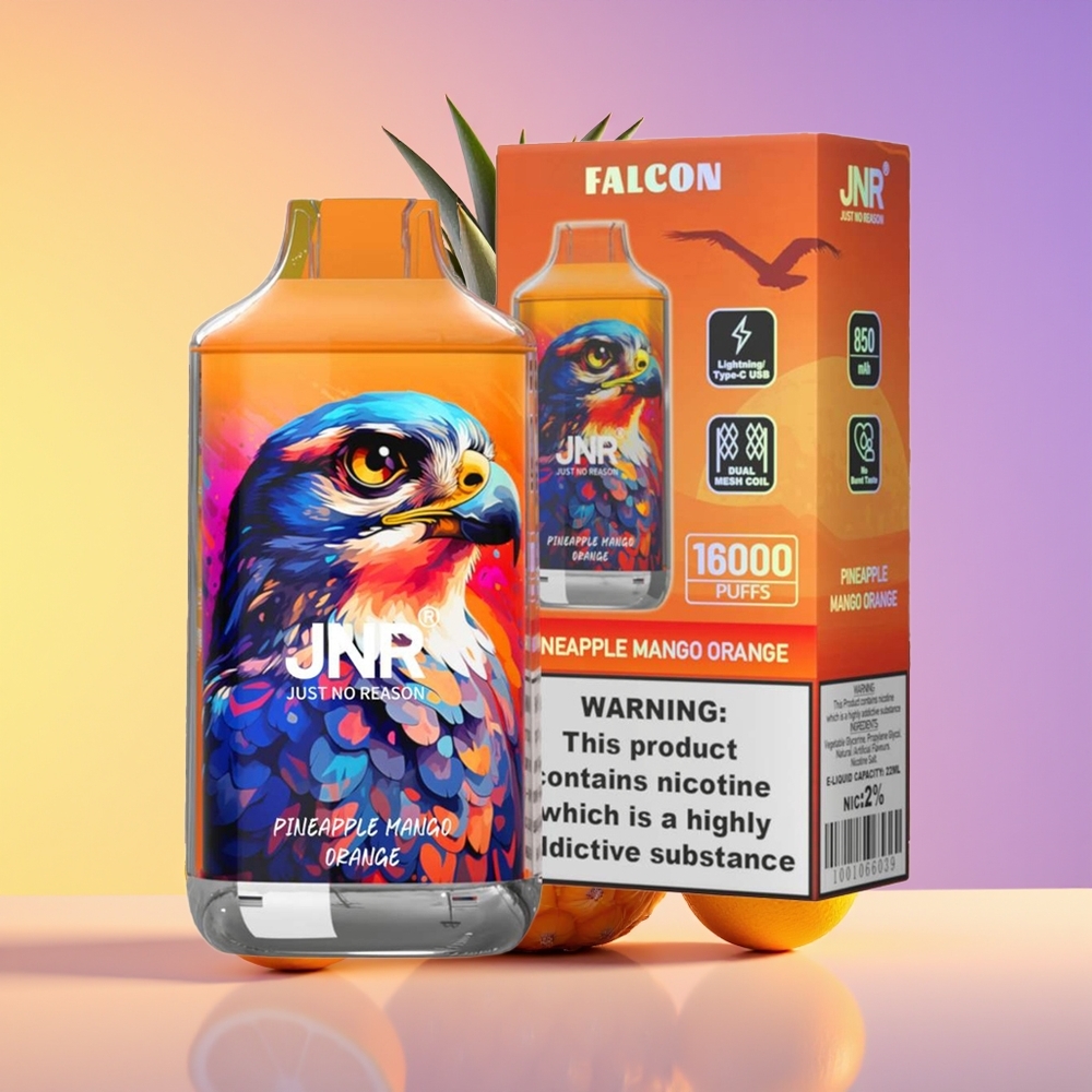 JNR Falcon 16000 Puff Dual Mesh Ananas Mango Portağal