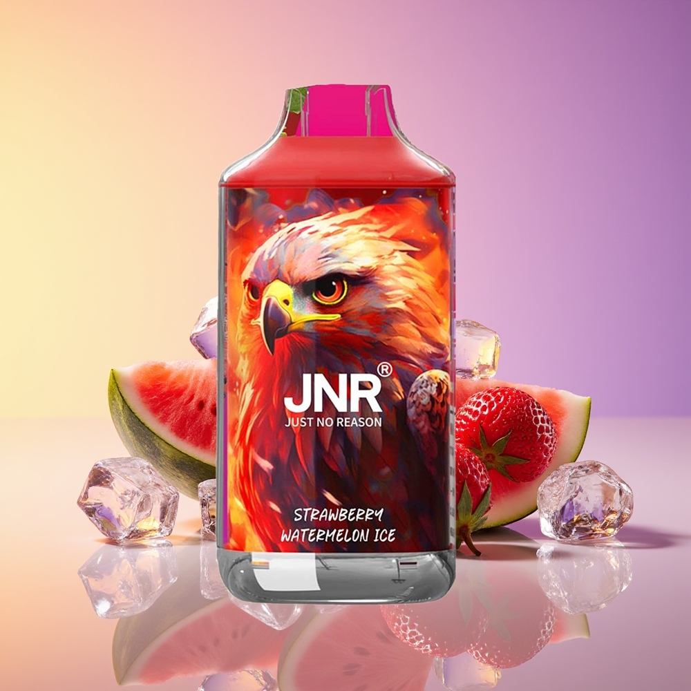 JNR Falcon 16000 Puff Dual Mesh Coil Çiyələk-Qarpız Buz