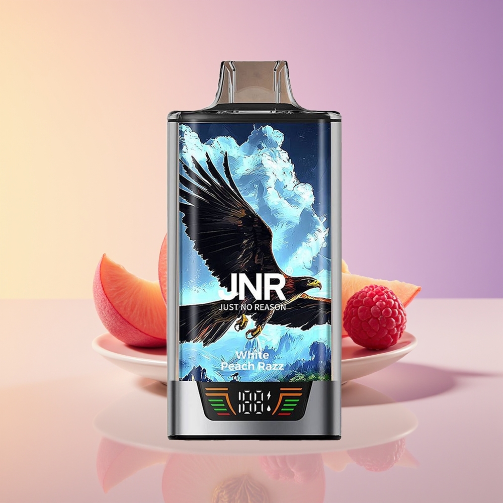 JNR Falcon Pro 28000 Nəfər Ağıllı Ekran Ağ Şaftalı Razz