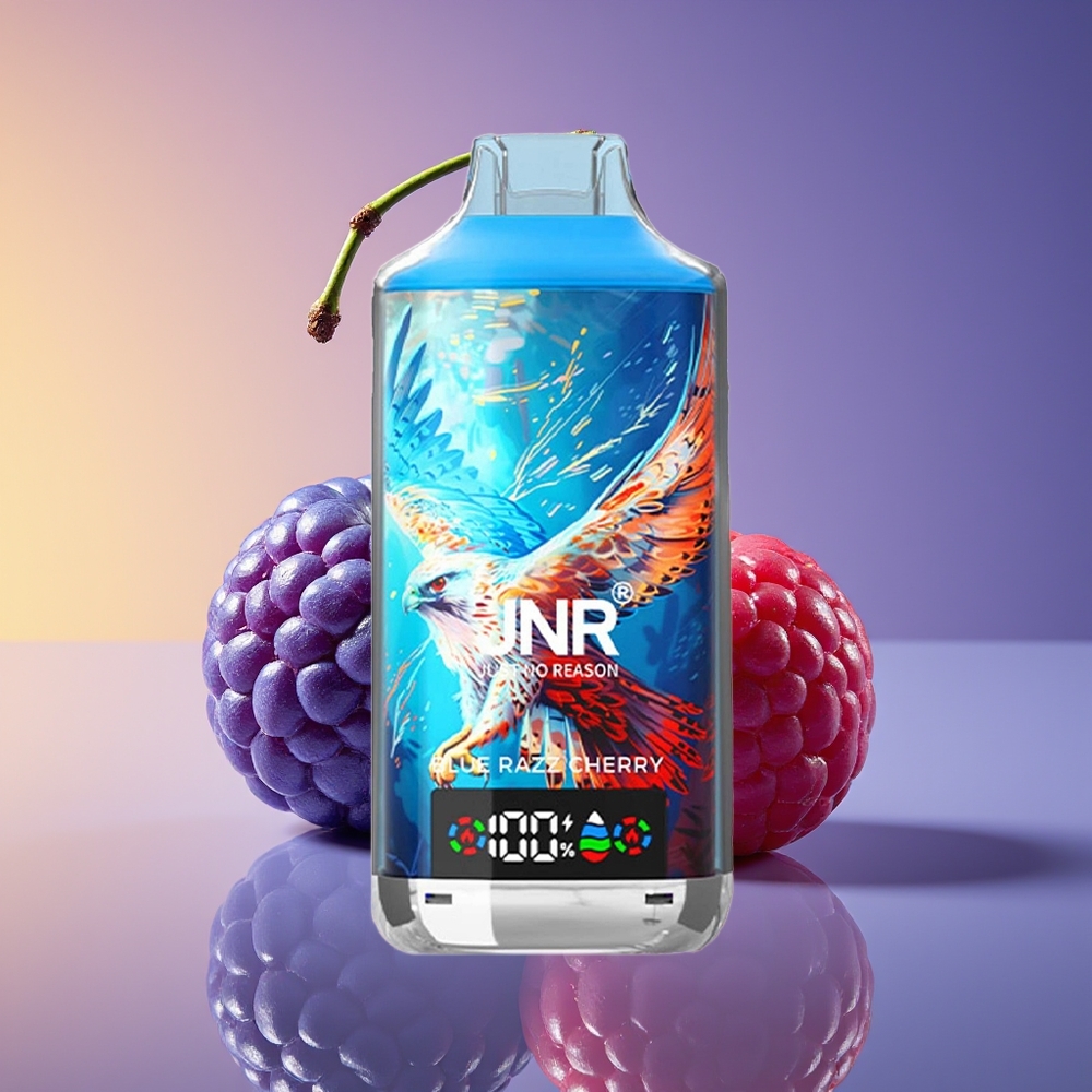 JNR Falcon X 18000 Puff Dual Mesh Göy Moruq Albalı