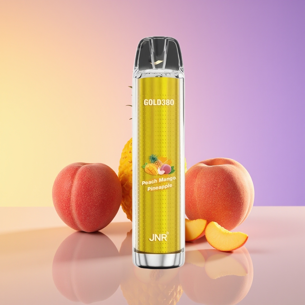 JNR Glod380 6000 Nəfər Təkrar İstifadə Edilə Bilən Vape Şaftalı Manqo Ananas