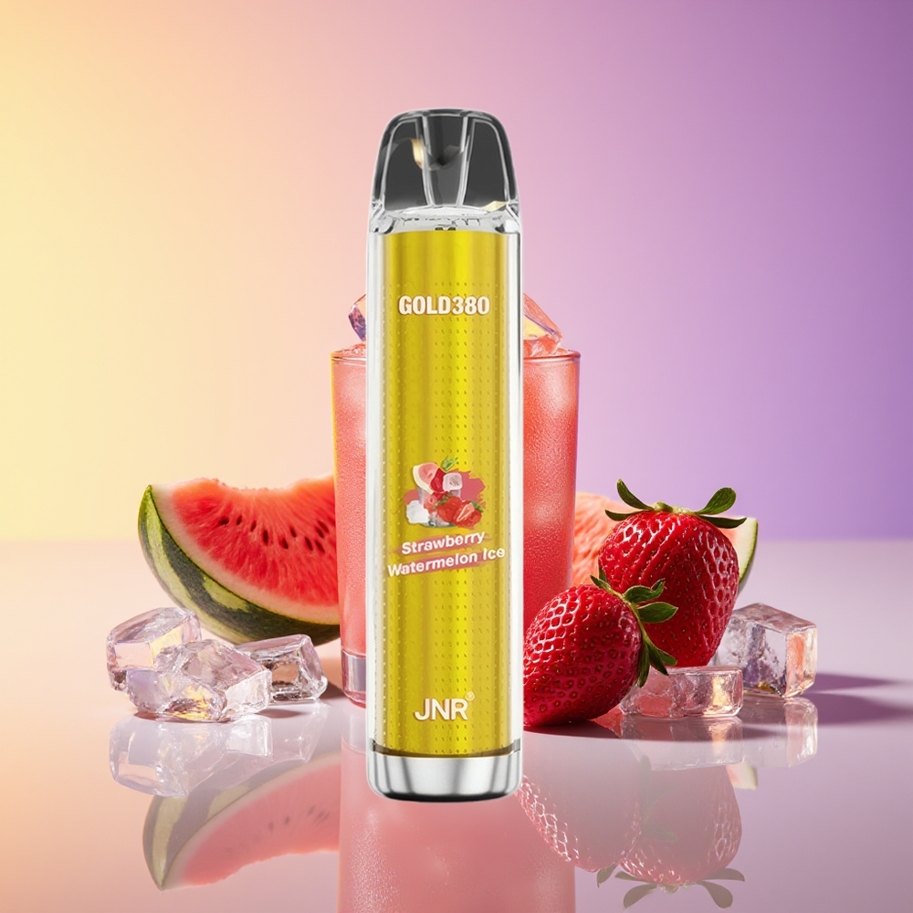 JNR Glod380 6000 Pəf Çiyələk Qarpız Buz Birdəfəlik Vape
